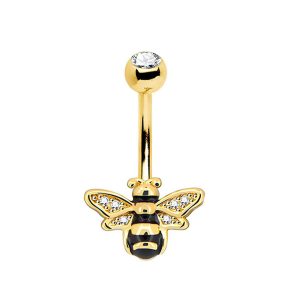 Обица зa пъп "The Golden Bee"