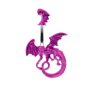 Обица за пъп "Barbie Dragon"