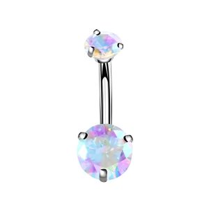 Обица за пъп "Chameleon Crystal"