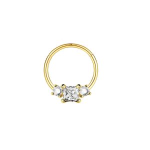 Обица за септум "Gold And Diamond"