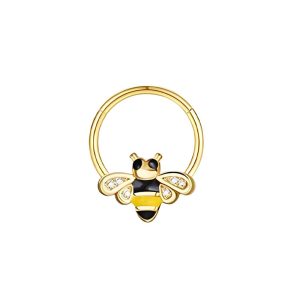 Обица за септум "Golden Bee"