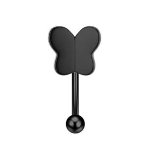 Обица за вежди "Black Butterfly"