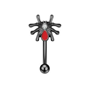 Обица за вежди "Black Spider"