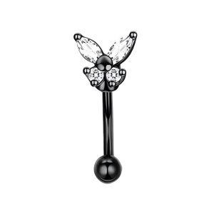 Обица за вежди "Diamond Butterfly" II