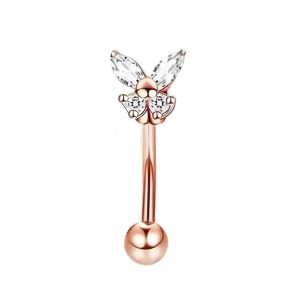 Обица за вежди "Diamond Butterfly" III