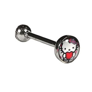 Обица за език "Cute Kitty"