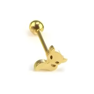 Обица за език "Golden Cat"