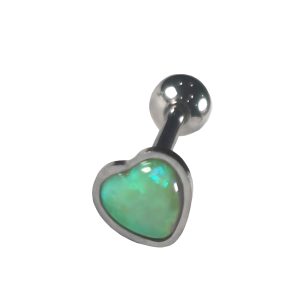 Обица за език "Green Dragon Heart"