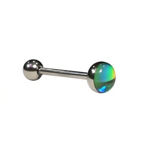 Обица за език "Green Rainbow"