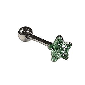 Обица за език "Green Star"