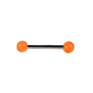 Обица за език "Jelly Orange"