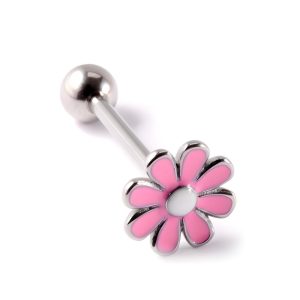 Обица за език "Pink Daisy"