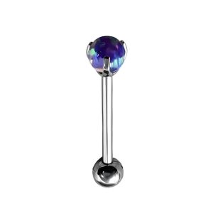 Обица за език "Purple Dragon Sphere"
