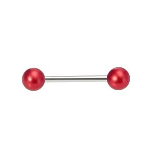 Обица за език "Red Pearl"