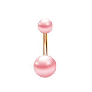 Обица за пъп "Bubble Gum"