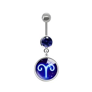 Обица за пъп "Aries"