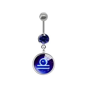 Обица за пъп "Libra"