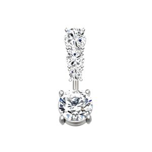 Обица за пъп "The Four Diamond"