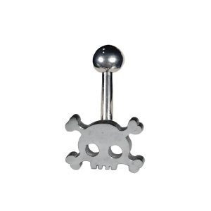 Обица за език "Pirate Skull"
