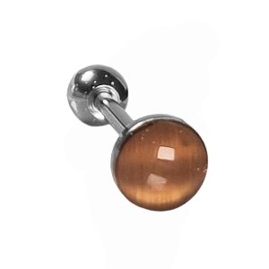 Обица за език "Tiger Eye"
