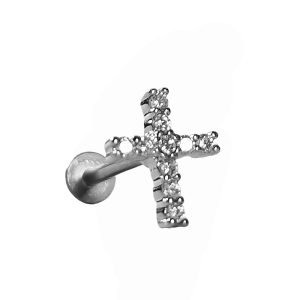 Обица за хеликс "Lovely Cross"