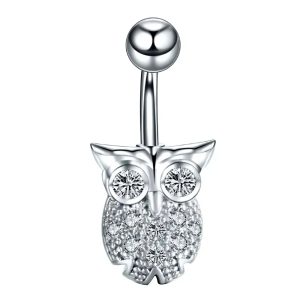 Обица за пъп "Party Owl"