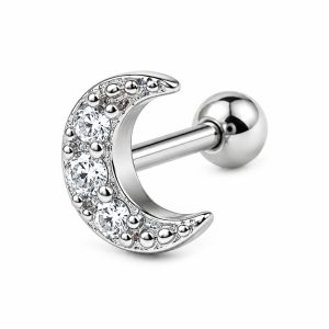 Обица за хеликс "Crescent Spark"