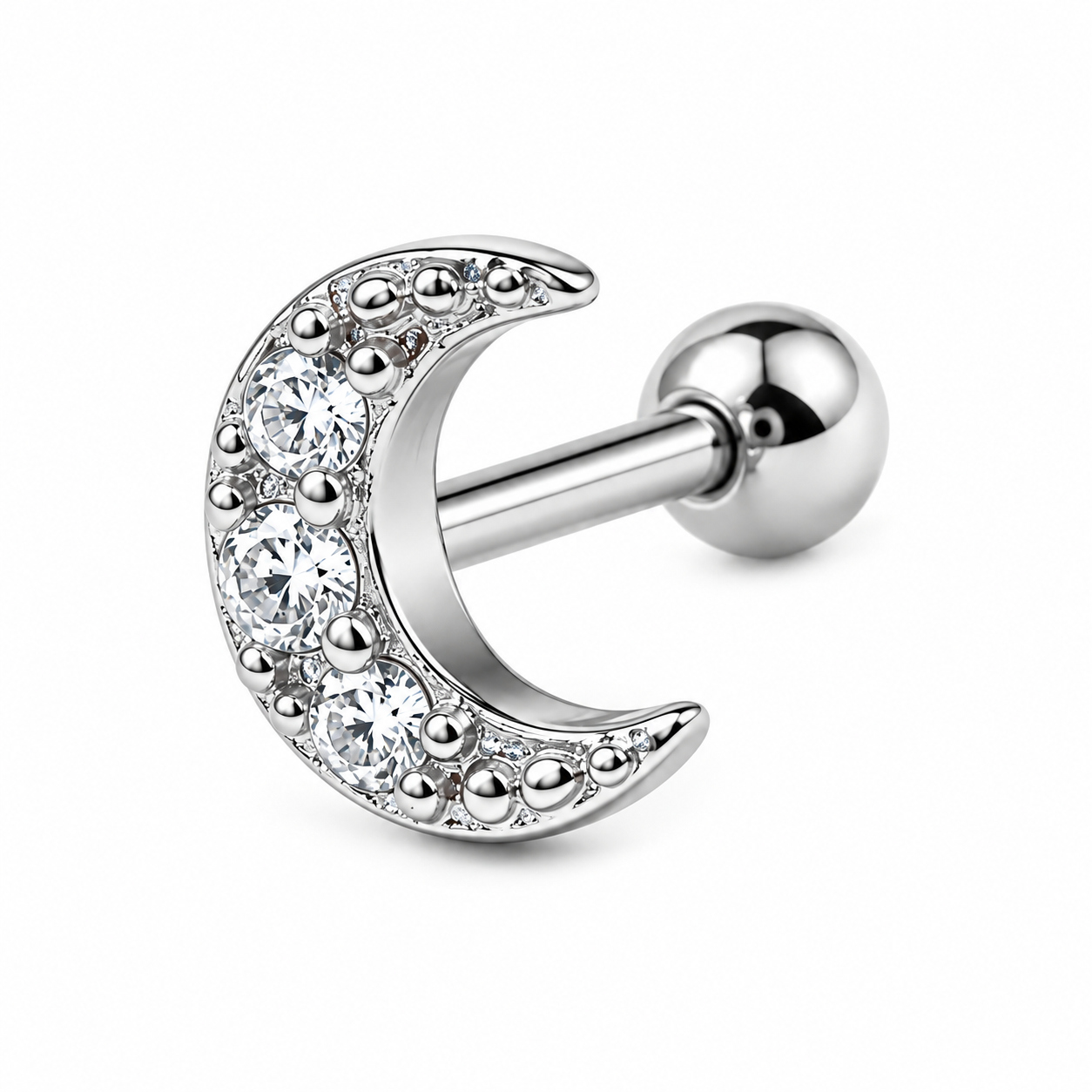 Обица за хеликс "Crescent Spark"